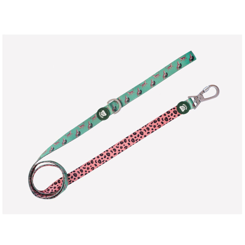 Dukier Trela com estampado de leopardo para cães,  Imagem número 1 Dukier Trela com estampado de leopardo para cães, , large Imagem número 1